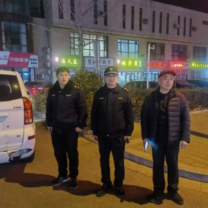平度市東閣街道執(zhí)法中隊元旦守崗盡責，全力保障市容秩序