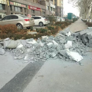 平度市鳳臺街道執(zhí)法中隊：借信用之力，開展建筑垃圾整治