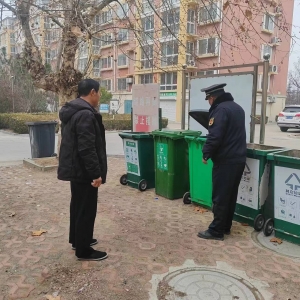 蓼蘭中隊(duì)開展執(zhí)法檢查  規(guī)范垃圾分類