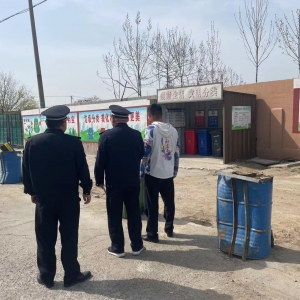 店子中隊--多措并舉開展垃圾分類行動